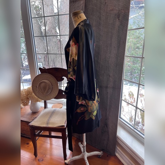 Silk Kimono Robe Plus Size - Picture 11 of 16
